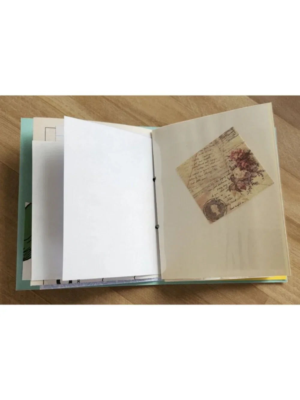 Happy Thoughts Junk Journal Handmade 60 pages
